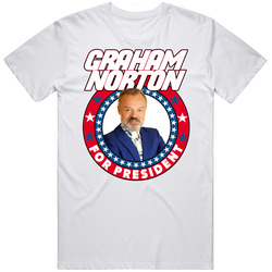 Graham Norton For President Talk Show Host Celeb Fan Election T Shirt
