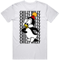 Chilly Willy The Penguin Cartoon Woody Woodpecker Mens Size Large White T Shirt Chilly Willy The Penguin Cartoon Woody Woodpecker Mens Size Large White T Shirt