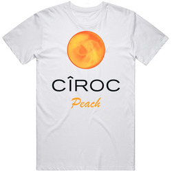 Ciroc Peach Vodka Halloween Costume Mens Size Large White  T Shirt