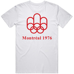 Montreal Olympics 1976 Logo T Shirt Montreal Olympics 1976 Logo T Shirt