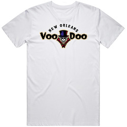 New Orleans Voodoo Arena Football League Team Sports Fan Logo Mens Size Large White T Shirt New Orleans Voodoo Arena Football League Team Sports Fan Logo Mens Size Large White T Shirt