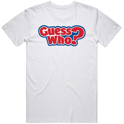 Guess Who Board Game Logo Mens Size Large White T Shirt Guess Who Board Game Logo Mens Size Large White T Shirt