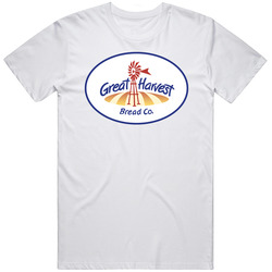 Great Harvest Bread Company Popular Bakery Mens Size Large White T Shirt Great Harvest Bread Company Popular Bakery Mens Size Large White T Shirt