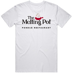 The Melting Pot Favourite Food Mens Size Large White T Shirt The Melting Pot Favourite Food Mens Size Large White T Shirt