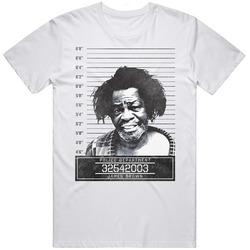 James Brown Celebrtiy Mugshot Police Department Mens Size Large White T Shirt James Brown Celebrtiy Mugshot Police Department Mens Size Large White T Shirt