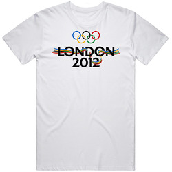 London 2012 Olympics Mens Size Large White T Shirt London 2012 Olympics Mens Size Large White T Shirt