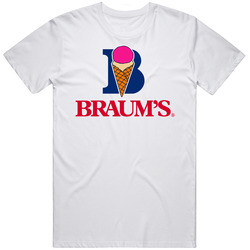 Braums Favourite Food Mens Size Large White T Shirt Braums Favourite Food Mens Size Large White T Shirt
