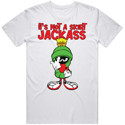 It's Not A Skirt Jackass Funny Marvin The Martian Mens Size Large White T Shirt It's Not A Skirt Jackass Funny Marvin The Martian Mens Size Large White T Shirt