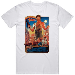 Big Trouble In Little China Kurt Russel Retro 80s T Shirt Big Trouble In Little China Kurt Russel Retro 80s T Shirt