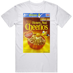 Honey Nut Cheerios Box Greatest Cereal Of All Time Breakfast Fan Foodie T Shirt Honey Nut Cheerios Box Greatest Cereal Of All Time Breakfast Fan Foodie T Shirt