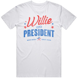 Willie For President American Country Music Fan Grunge Vintage Look T Shirt Willie For President American Country Music Fan Grunge Vintage Look T Shirt