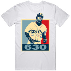 Ken Griffey Jr 630 Mens Size Large White T Shirt Ken Griffey Jr 630 Mens Size Large White T Shirt