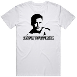 Shat Happens Funny Star Trek T Shirt Shat Happens Funny Star Trek T Shirt
