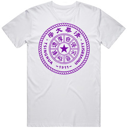 Tsinghua University Mens Size Large White  T Shirt