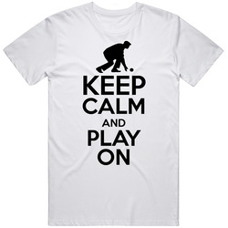Keep Calm And Play On Lawn Bowling Mens Size Large White T Shirt Keep Calm And Play On Lawn Bowling Mens Size Large White T Shirt
