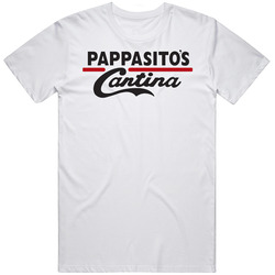 Pappasito's Cantina Tex Mex Grill Mexican Food Restaurant Logo Mens Size Large White T Shirt Pappasito's Cantina Tex Mex Grill Mexican Food Restaurant Logo Mens Size Large White T Shirt