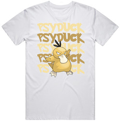 Psyduck Pokemon Video Game Movie Cartoon Character Fan T Shirt Psyduck Pokemon Video Game Movie Cartoon Character Fan T Shirt