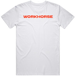Workhorse Group Inc Nasdaq Company Logo Employee Fan Mens Size Large White T Shirt Workhorse Group Inc Nasdaq Company Logo Employee Fan Mens Size Large White T Shirt
