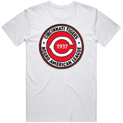 Cincinnati Tigers Negro Southern League Colored League Baseball Logo Mens Size Large White T Shirt Cincinnati Tigers Negro Southern League Colored League Baseball Logo Mens Size Large White T Shirt