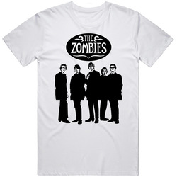The Zombies 60s British Rock Band Music Fan Mens Size Large White T Shirt The Zombies 60s British Rock Band Music Fan Mens Size Large White T Shirt