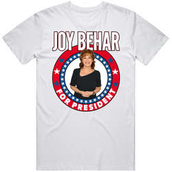 Joy Behar For President Talk Show Host Celeb Fan Election T Shirt Joy Behar For President Talk Show Host Celeb Fan Election T Shirt