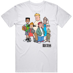 Recess Best Kids Tv Shows Mens Size Large White T Shirt Recess Best Kids Tv Shows Mens Size Large White T Shirt