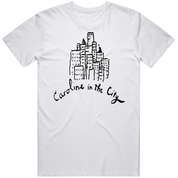 Caroline In The City 90s Tv Show Rom Com Mens Size Large White T Shirt Caroline In The City 90s Tv Show Rom Com Mens Size Large White T Shirt
