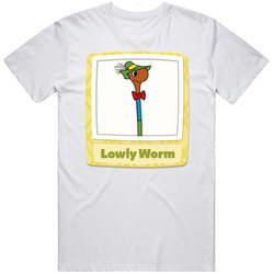The Busy World Of Richard Scarry Lowly Worm Retro 90s Animated Tv Show Fan Mens Size Large White T Shirt The Busy World Of Richard Scarry Lowly Worm Retro 90s Animated Tv Show Fan Mens Size Large White T Shirt