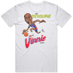 Vinne The Microwave Johnson Vintage Basketball Caricature T Shirt Vinne The Microwave Johnson Vintage Basketball Caricature T Shirt