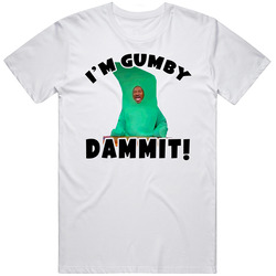 I'm Gumby Dammit Eddie Murphy Returns To Snl Host Cool Mens Size Large White T Shirt I'm Gumby Dammit Eddie Murphy Returns To Snl Host Cool Mens Size Large White T Shirt