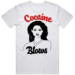 Cocaine Blows Hollywood Funny T Shirt Cocaine Blows Hollywood Funny T Shirt