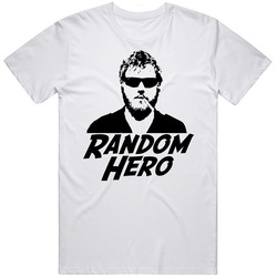 Ryan Dunn Random Hero Jackass Movie Mens Size Large White T Shirt Ryan Dunn Random Hero Jackass Movie Mens Size Large White T Shirt