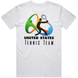 United States Tennis Team Rio 2016 Olympic Event Logo T Shirt United States Tennis Team Rio 2016 Olympic Event Logo T Shirt