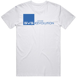 Svs Sound Revolution Car Audio Sub Woofer Logo Mens Size Large White T Shirt Svs Sound Revolution Car Audio Sub Woofer Logo Mens Size Large White T Shirt