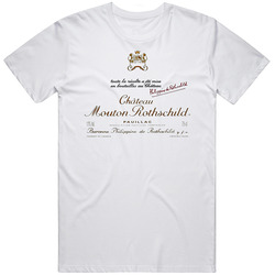 Chateau Mouton Rothschild Mens Size Large White T Shirt Chateau Mouton Rothschild Mens Size Large White T Shirt