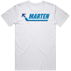 Marten Transport Ltd Nasdaq Company Logo Employee Fan Mens Size Large White T Shirt Marten Transport Ltd Nasdaq Company Logo Employee Fan Mens Size Large White T Shirt