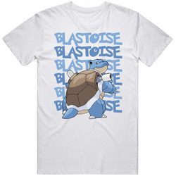 Blastoise Pokemon Love Heart Video Game Cartoon Fan Mens Size Large White T Shirt Blastoise Pokemon Love Heart Video Game Cartoon Fan Mens Size Large White T Shirt