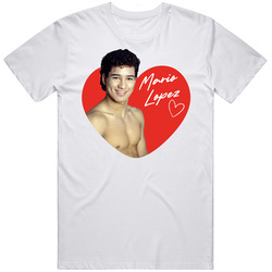 Mario Lopez 90s Movie Tv Stars Heartthrob Fan Mens Size Large White T Shirt Mario Lopez 90s Movie Tv Stars Heartthrob Fan Mens Size Large White T Shirt