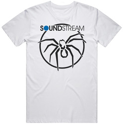Soundstream Sound Car Audio Sub Woofer Logo Mens Size Large White T Shirt Soundstream Sound Car Audio Sub Woofer Logo Mens Size Large White T Shirt