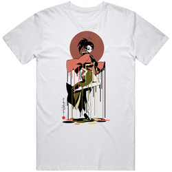 Samurai Champloo Anime Mens Size Large White T Shirt Samurai Champloo Anime Mens Size Large White T Shirt