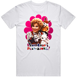 Lamb Chops Play Along Tv Show Fan Pink Flower Mens Size Large White T Shirt Lamb Chops Play Along Tv Show Fan Pink Flower Mens Size Large White T Shirt