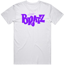 Bratz Dolls Purple Group Halloween Costume Mens Size Large White T Shirt Bratz Dolls Purple Group Halloween Costume Mens Size Large White T Shirt