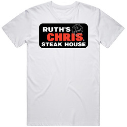 Ruth Chris Steak House American Favourite Food Mens Size Large White T Shirt Ruth Chris Steak House American Favourite Food Mens Size Large White T Shirt