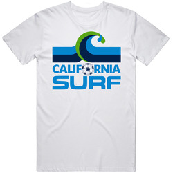 California Surf North American Soccer League Nasl Retro Team Logo Mens Size Large White T Shirt California Surf North American Soccer League Nasl Retro Team Logo Mens Size Large White T Shirt