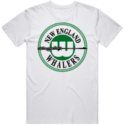 Wha New England Whalers 1972 Hockey Mens Size Large White T Shirt Wha New England Whalers 1972 Hockey Mens Size Large White T Shirt