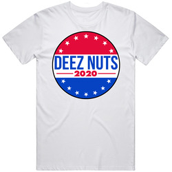 Deez Nuts 2020 Funny Campaign Usa President Election Mens Size Large White T Shirt Deez Nuts 2020 Funny Campaign Usa President Election Mens Size Large White T Shirt
