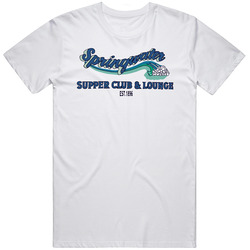 Springwater Supper Club Tennessee's Most Historic Bar Alcohol Lovers Mens Size Large White T Shirt Springwater Supper Club Tennessee's Most Historic Bar Alcohol Lovers Mens Size Large White T Shirt