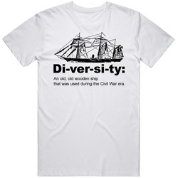 Anchorman Diversity Mens Size Large White T Shirt Anchorman Diversity Mens Size Large White T Shirt