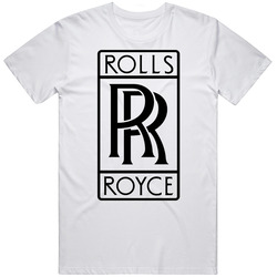 Rolls Royce Car Logo Mens Size Large White T Shirt Rolls Royce Car Logo Mens Size Large White T Shirt