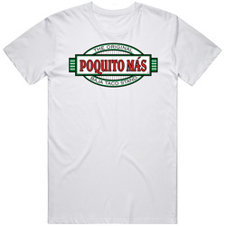 Poquito Mas Baja Taco Stand Mexican Grill Food Restaurant Logo Mens Size Large White T Shirt Poquito Mas Baja Taco Stand Mexican Grill Food Restaurant Logo Mens Size Large White T Shirt